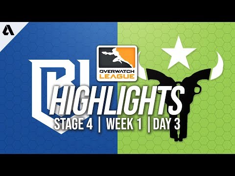 Boston Uprising vs Houston Outlaws | Overwatch League Highlights OWL Stage 4 Week 1 Day 3