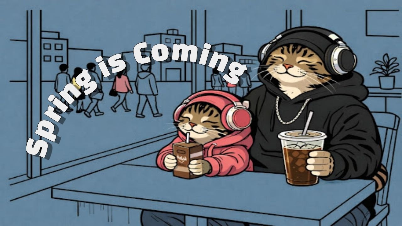 [Playlist]☕겨울의 끝자락 카페에서 편하게 듣는 봄맞이 JazzHopㅣJazzy Lo-fi, Chillhop