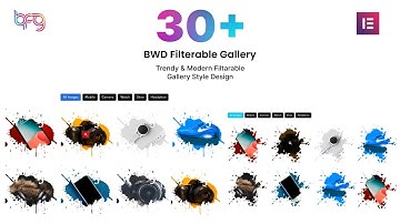 Presenting BWD Filterable Gallery Elementor addon