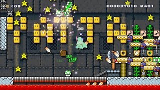 Super Mario Maker - Pit of Beetle: X-Break beaten (First clear)