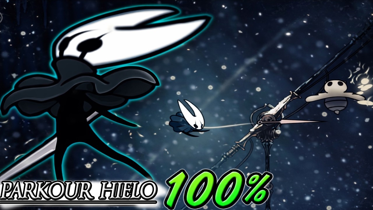 Me Pase El Parkour De las Nieve 100% Usando la Blasón de la Parca Silksong