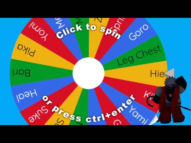 Blox Fruit  Spin the Wheel - Random Picker