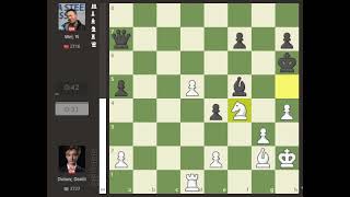 Daniil Dubov VS Wei Yi 2023-tech-mahindra-global-chess-league ROUND 02