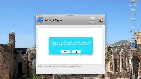 How to Jailbreak an Ipod touch with firmware 2.2 on a MAC (1st gen)