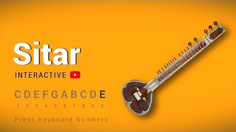 YouTube Sitar -  Play on YouTube with number keys