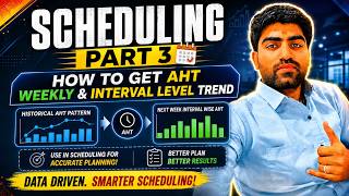 WFM Scheduling Series – Part 3 | AHT Trend Analysis & Interval-Level AHT Forecasting 🚀 Update