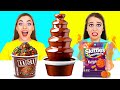 チョコレートファウンテンチャレンジ | 最高の料理ハック Choco DO