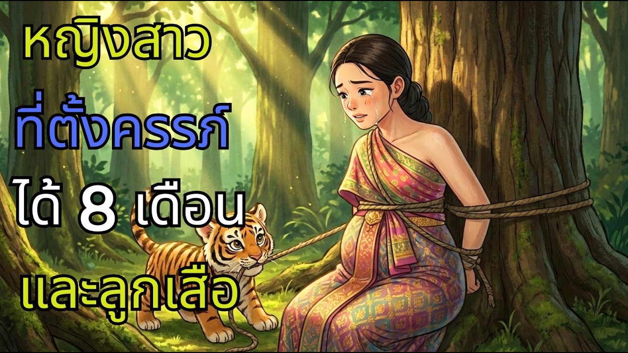 เรื่องราวของหญิงตั้งครรภ์ได้แปดเดือนที่ถูกมัดไว้ในป่าและได้รับการช่วยเหลือจากลูกเสือ
