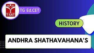 TG Ed.CET | History -  Andhra Shathavahana's || T-SAT