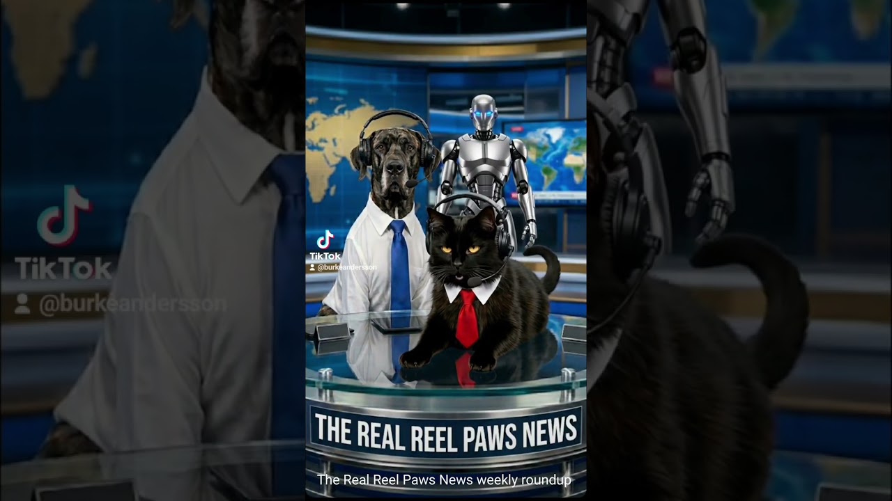 THE REAL REEL PAWS NEWS | Weekly Deep Dive:UFOs and Time Travel​    :"Welcome back to the newsroom. 