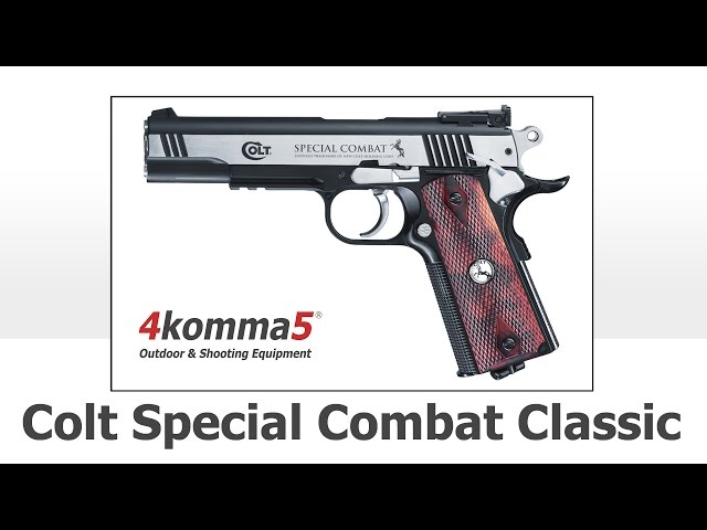 PISTOLET CO2 COLT SPÉCIAL COMBAT CLASSIC CAL. 4,5 MM, CO2 sur  l