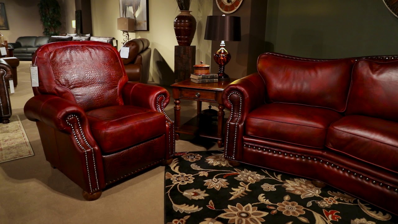 Arizona Leather Interiors Laredo W Riverton Recliner Youtube