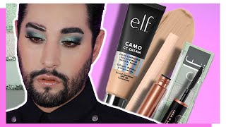 Full face of e.l.f makeup! AD