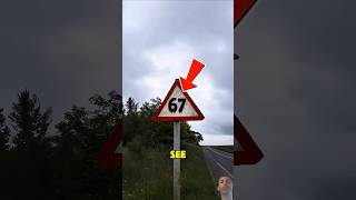 if you ever see the sign then run away immediately! 😱 #shorts #viral #viralvideo #trending