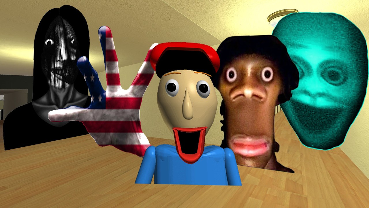 Nico's Nextbots:Kuchisake Onna, Baldi's Basics,Unbaga, Juandale Pringle ...