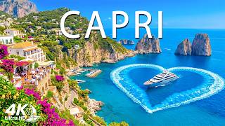 [4K] Capri 🇮🇹 Mediterranean Views, Coastal Beauty & Relaxing Island Atmosphere | Deep House 4K