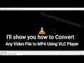How to Convert Any Video File to MP4 Using VLC Player , Convert MKV, MP4, AVI, MP3 ..... Mp3 Song
