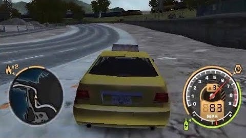 NFSMW Racing  a TAXI with RAZOR