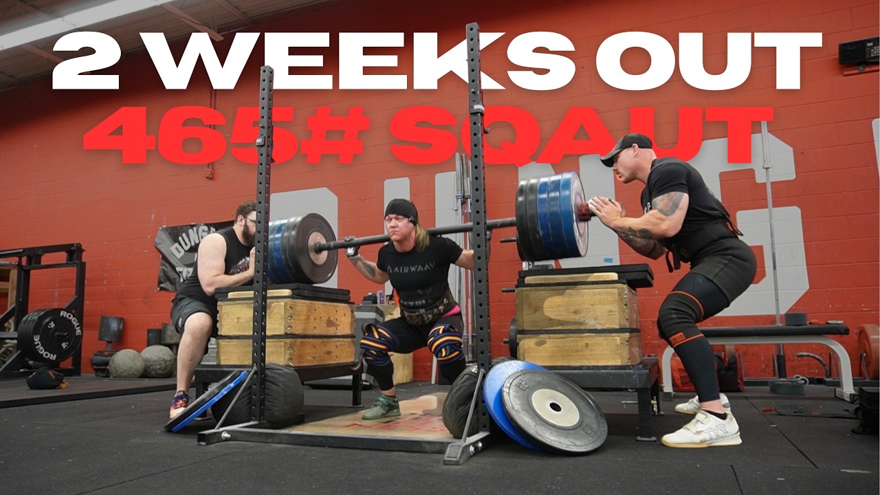 Two Weeks Out HUGE SQUAT PR | 2 weeks out from PSL - YouTube