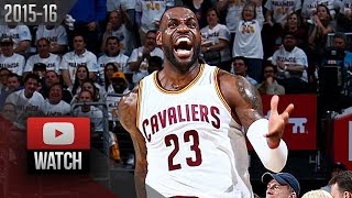 LeBron James Full Highlights vs Pistons 2016 Playoffs R1G2 - 27 Pts (DET Feed)