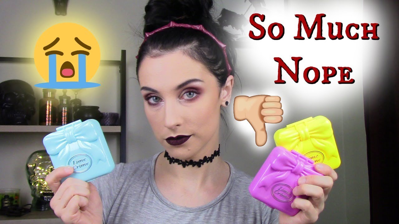 LIME CRIME POCKET CANDY EYESHADOW PALETTES! REVIEW AND DEMO