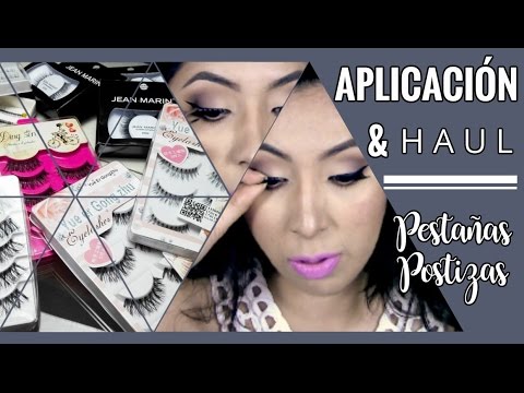 Como aplicar Pestañas Postizas paso a paso + Haul/Colección ||| Adrii GA