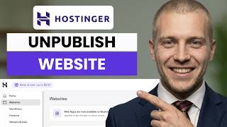 How to unpublish a Hostinger Website Builder website (full guide 2026)