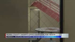 Peoria County Sheriff's Office searching for inmate
