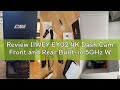 Review IIWEY EY02 4K Dash Cam Front and Rear Built-in 5GHz WiFi, Dual Dash Cam Front 4K Rear 1080P C