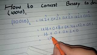 How to Convert Binary to Decimal 10010 in Urdu