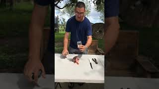 Redfish ear stones otoliths removal