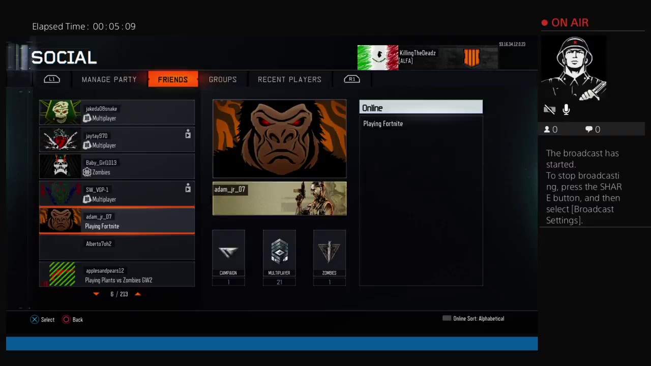 Playing black ops 1 v1 and harddore search and destroy and team death match