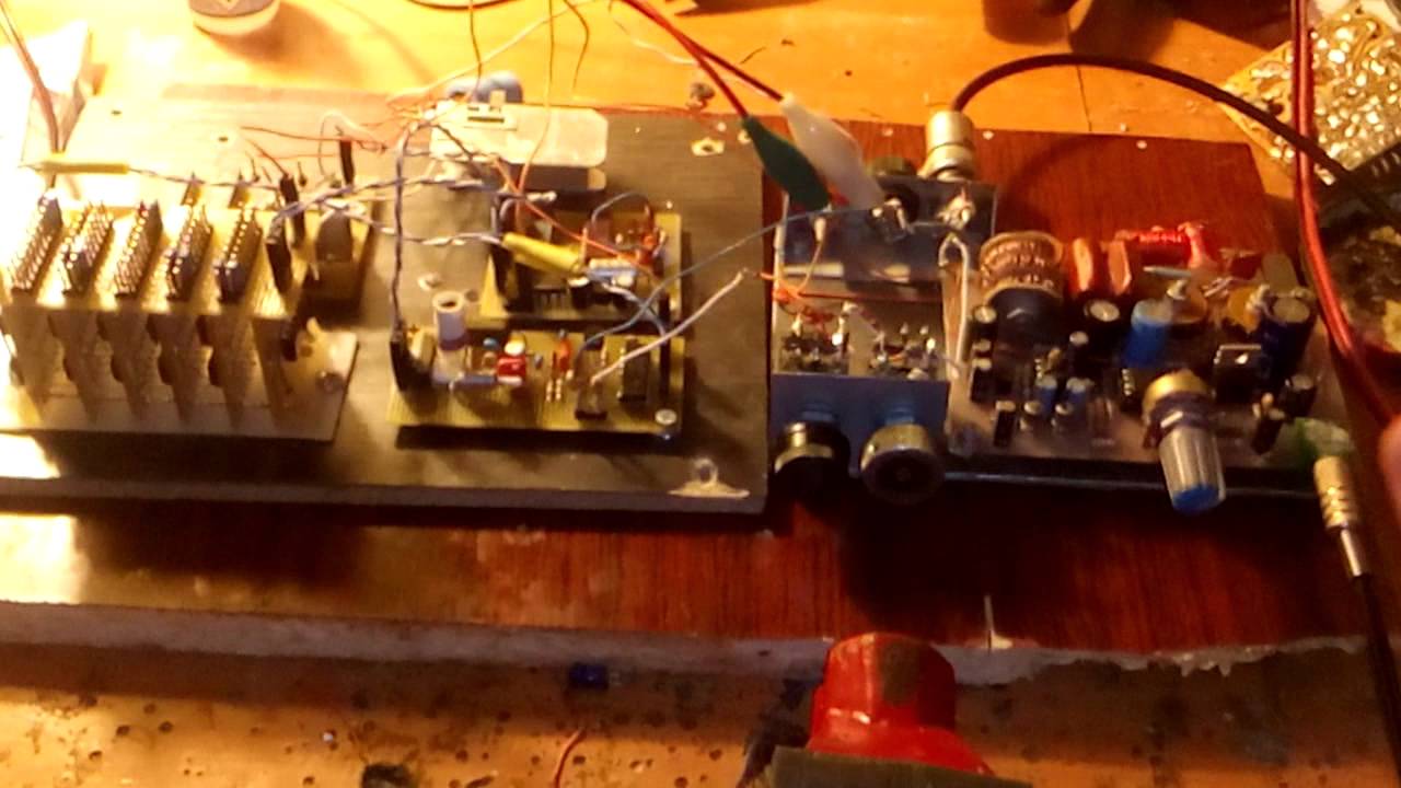 Синтезатор с ФАПЧ: Запуск с ППП с АРУ - YouTube