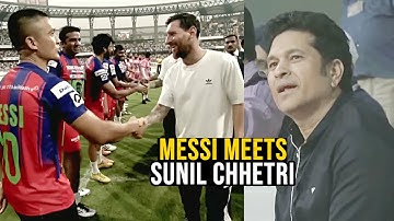 Lionel Messi Meets Sunil Chhetri In Mumbai | Sachin Tendulkar | Messi India Tour | Daily Culture