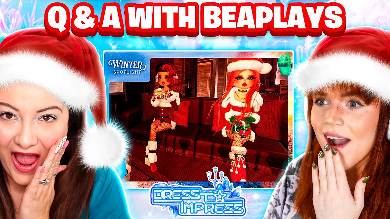 Dress To Impress Christmas Challenge With  @BeaPlays !