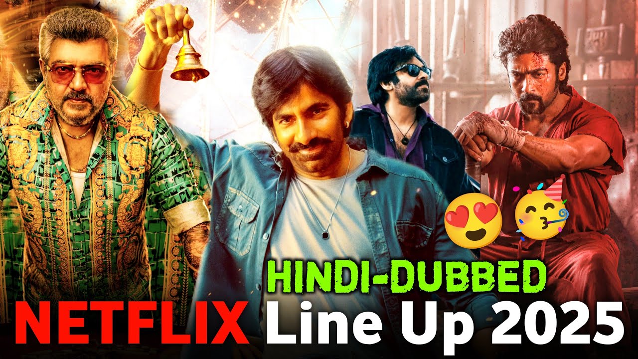 Netflix - 2025 line Up🥳 | South Hindi Dubbed Movies | New South Movies ...
