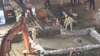 ライフラインの復旧完了 博多陥没、通行再開へ