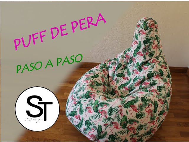 Relleno Para Puff: COMO HACER UN PUFF  Como hacer un puff, Hacer un puff,  Puff de pera