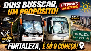 CHEGAMOS EM FORTALEZA / OS DOIS BUSSCAR LADO A LADO!! #vidadeumrodoviario 