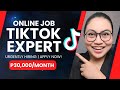 Tiktok expert  earn p30000  work from home no experience  no degree  urgent hiring