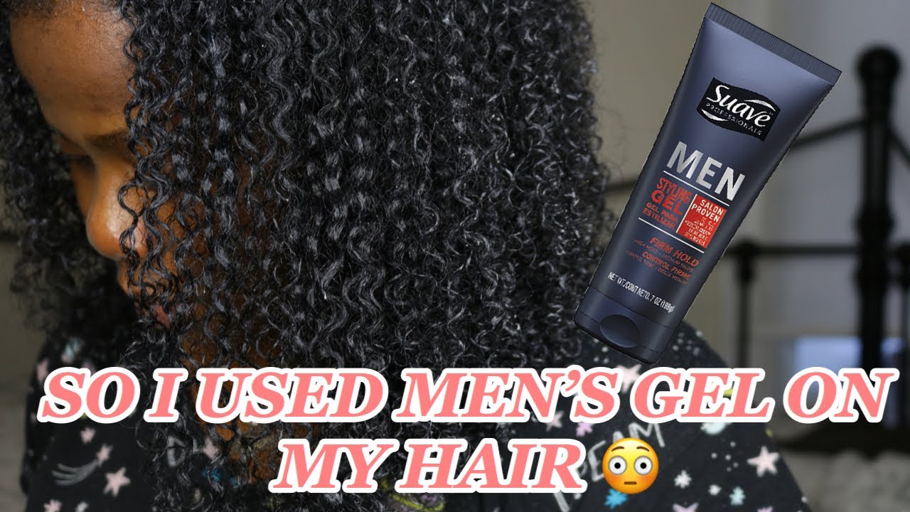 suave men's hair gel