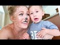 Toddlers Reaction To Mom's Halloween Costume!