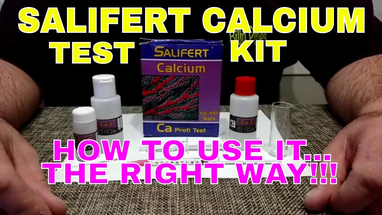 Salifert Calcium Test Chart