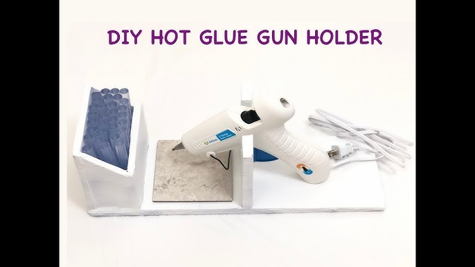 DIY $3 Dollar Tree Glue Gun Stand Holder