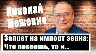 Николай Межевич: зерновая сделка, запрет на ввоз украинского зерна, отказ ФРГ от атомной энергетики