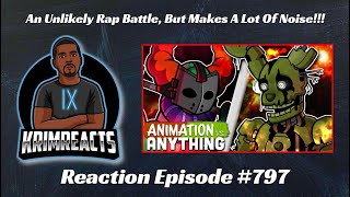 Tricky The Clown Vs. Springtrap Rap Battle REACTION | KrimReacts #797