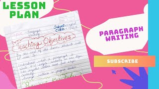 Paragraph Writing Lesson Plan | English Teaching Demo (Class 1 2 & 3)