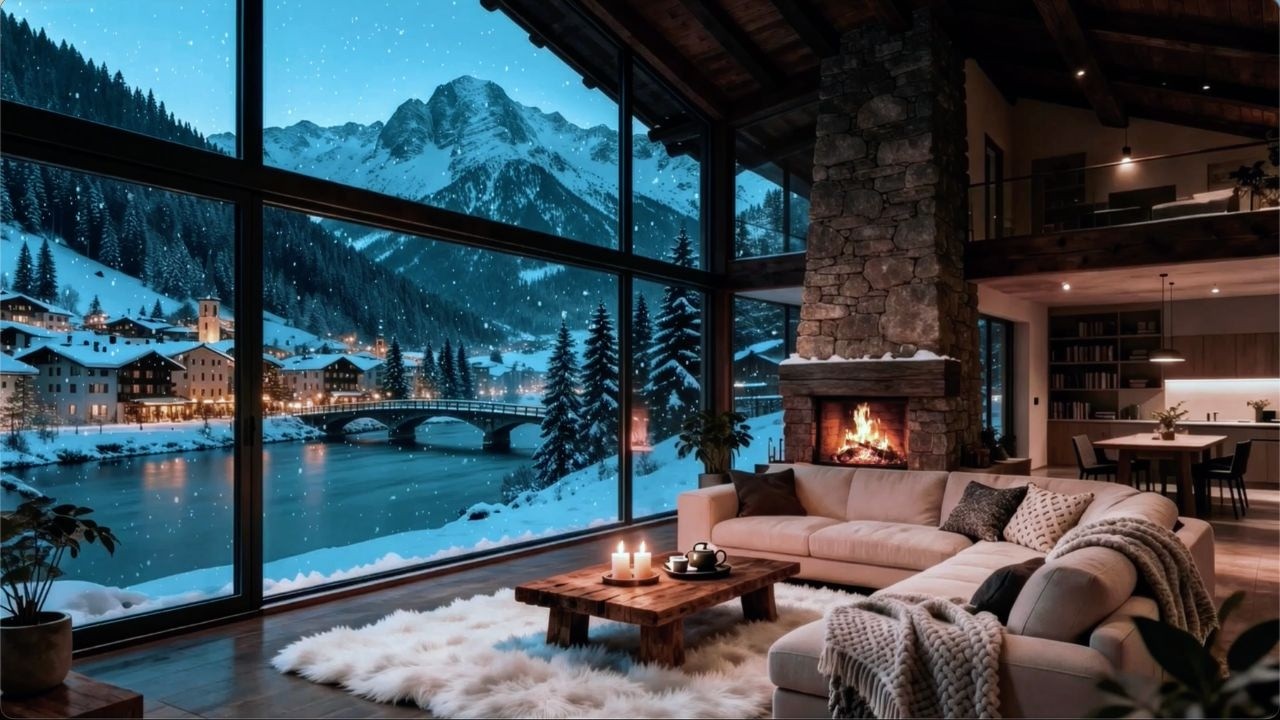 ☕Warm Relaxing Jazz Music with Cozy Coffee Shop for Working, Studying, Sleeping #282M