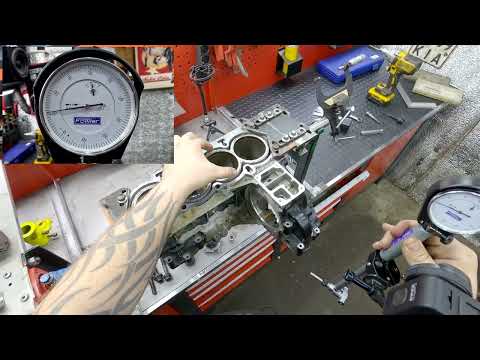 CYLINDER block GEOMETRY - how to measure the piston-to-cylinder clearance?