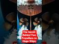 The Secret Behind Two Propellers on Huge Ships | Two big Propeller using  #megaengineering #shorts
